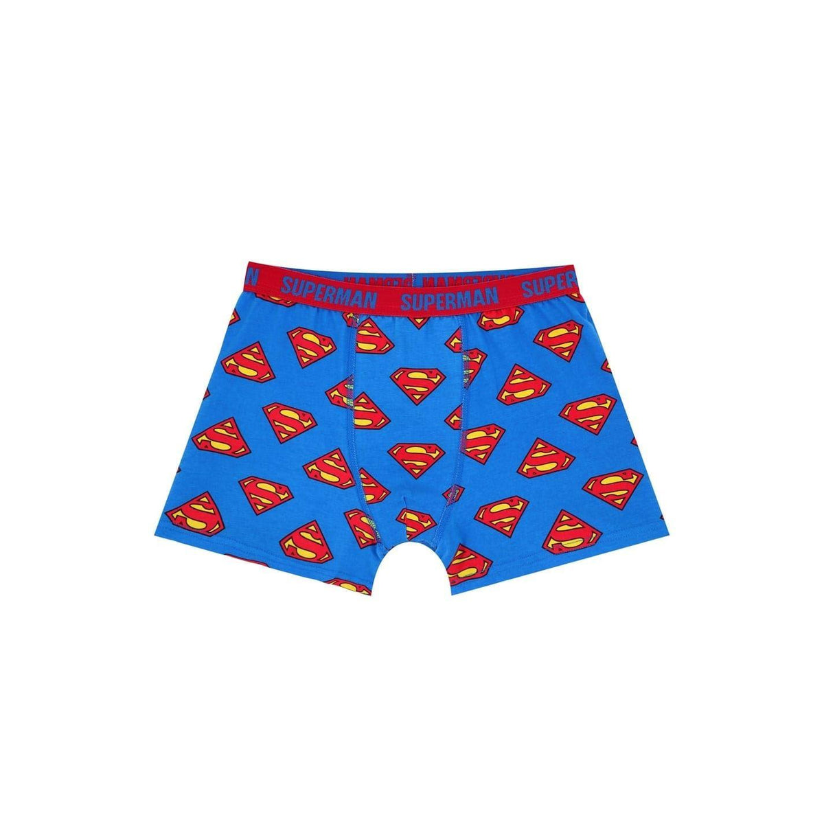 Black-Yellow - Side - Superman Mens Stretch Boxer Shorts (Pack of 3)