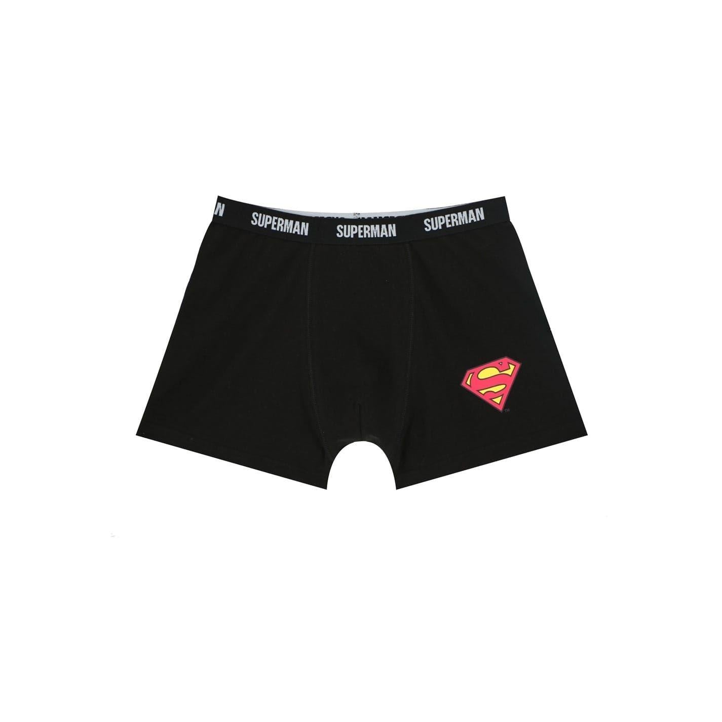 Blue-Red-Black - Back - Superman Mens Stretch Boxer Shorts (Pack of 3)