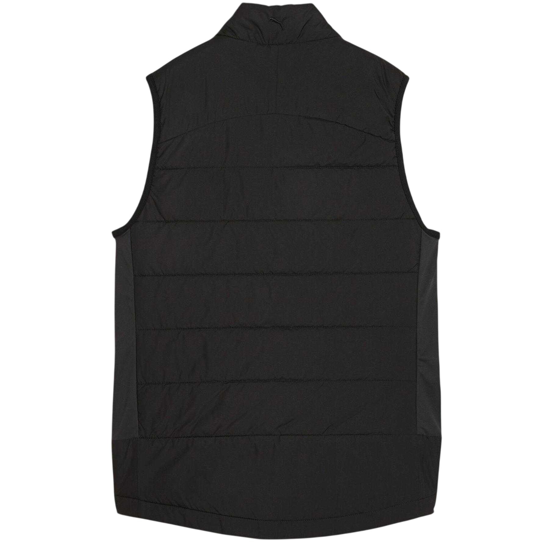 Puma Black - Back - Puma Womens-Ladies Kyley Quilted Golf Gilet