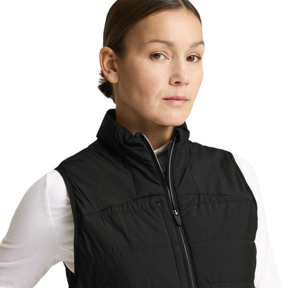 Puma Black - Side - Puma Womens-Ladies Kyley Quilted Golf Gilet