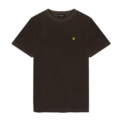 Olive - Front - Lyle & Scott Childrens-Kids Towelling T-Shirt