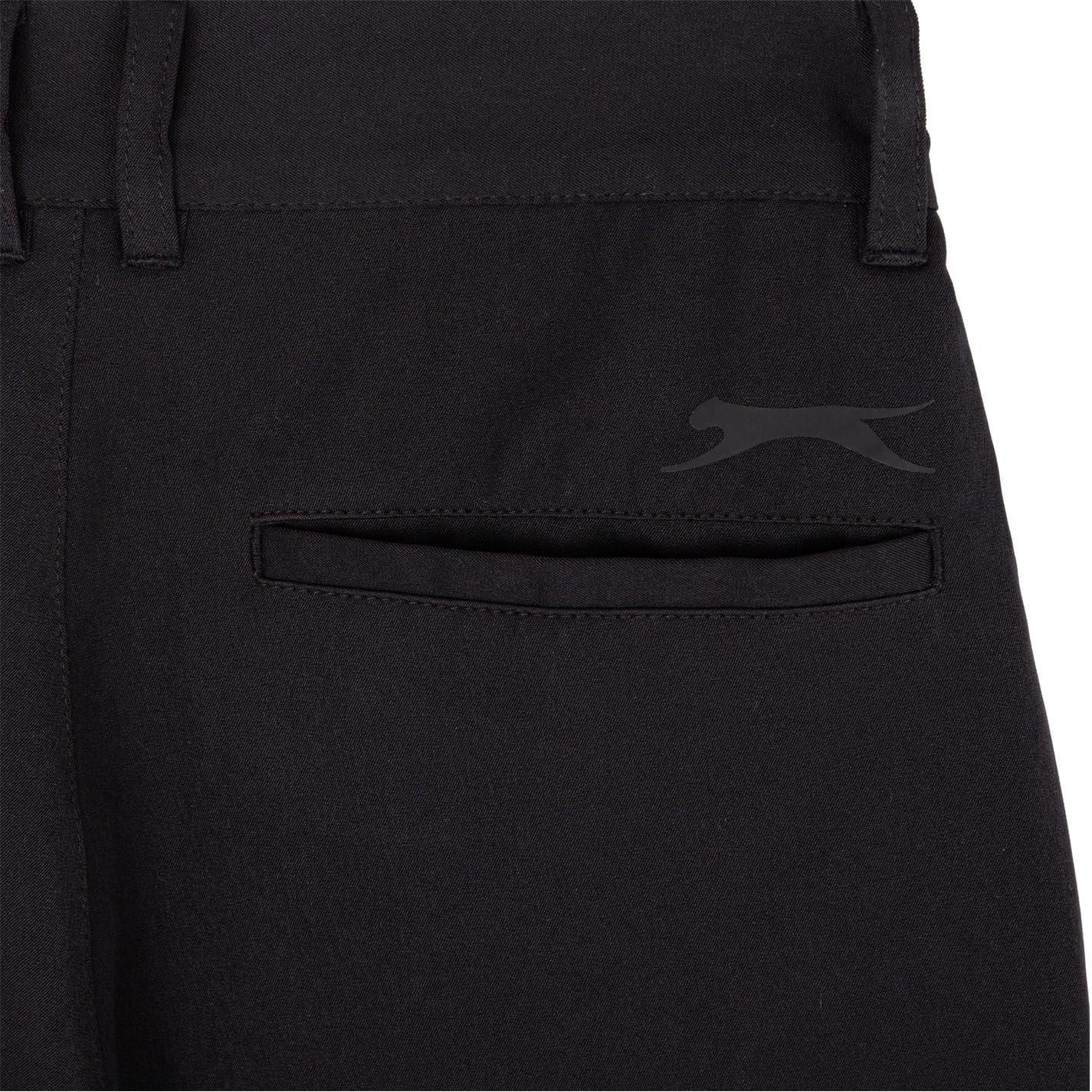 Black - Side - Slazenger Boys Lightweight Golf Trousers