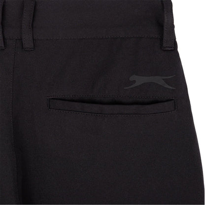 Black - Side - Slazenger Boys Lightweight Golf Trousers