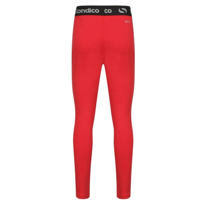 Red - Back - Sondico Boys Core Base Layer Bottoms