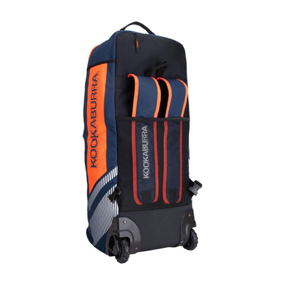 Blue-Orange - Side - Kookaburra 1.0 47L Wheelie Duffle Bag
