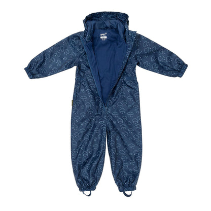 Navy - Side - Gelert Childrens-Kids All-Over Print Rain Suit