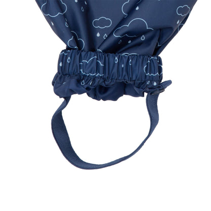 Navy - Pack Shot - Gelert Childrens-Kids All-Over Print Rain Suit
