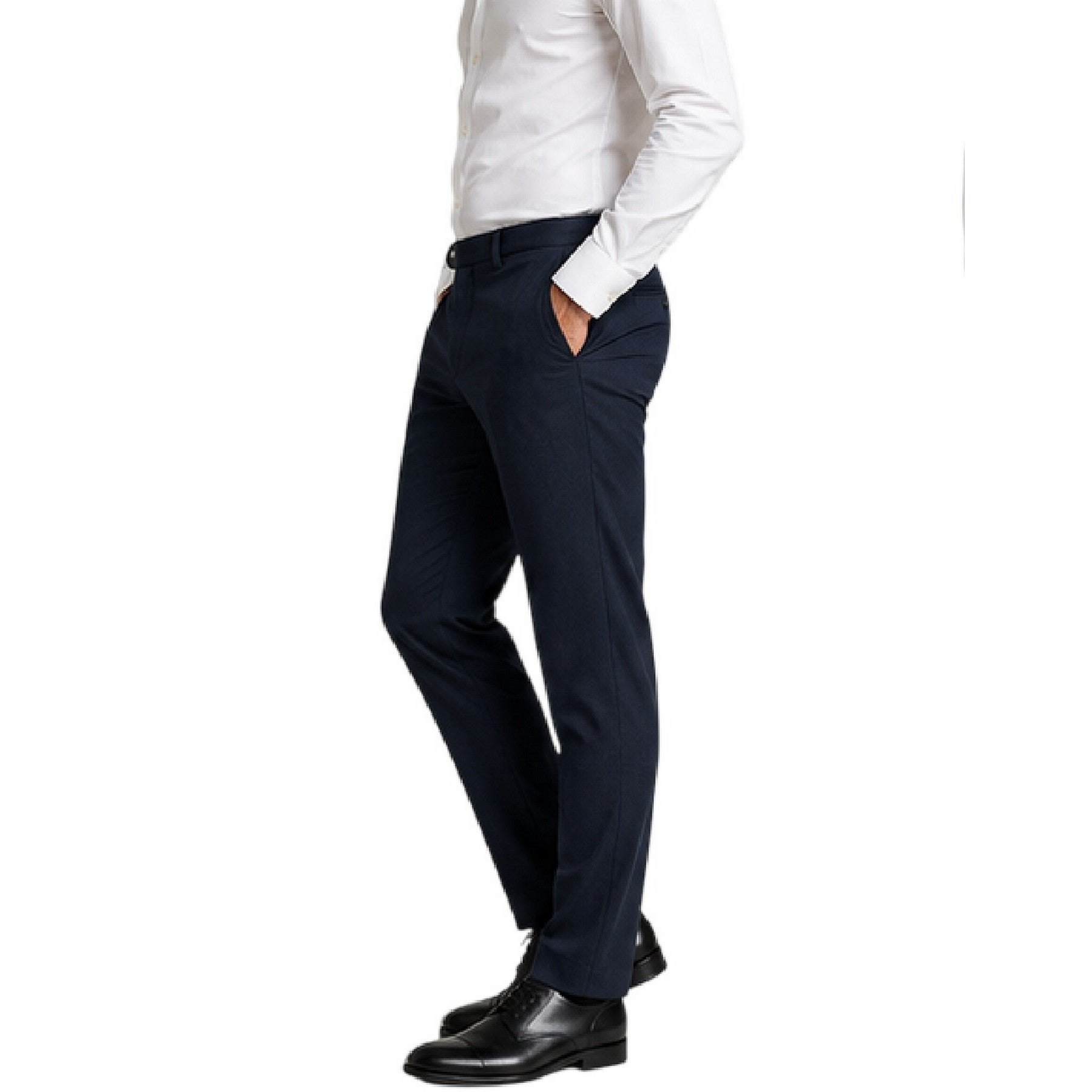 Dark Blue - Side - Boss Mens Kaito1 Trousers