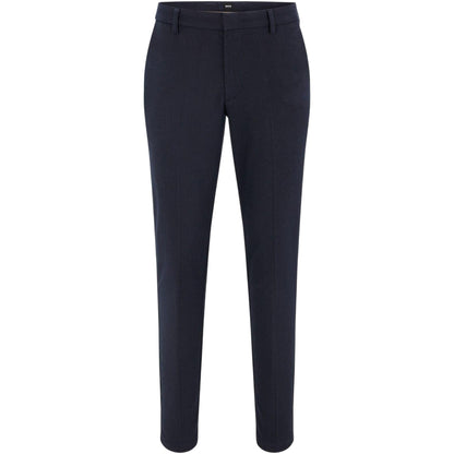 Dark Blue - Front - Boss Mens Kaito1 Trousers