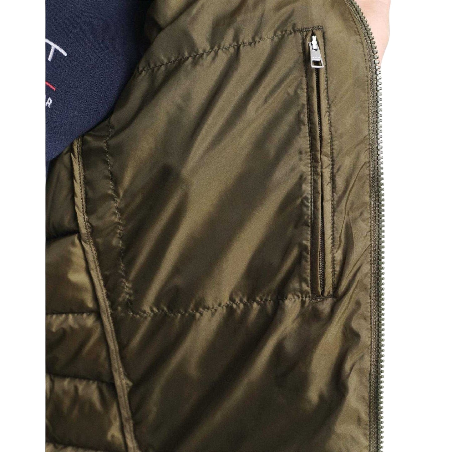Green - Lifestyle - Gant Mens Down Lightweight Gilet