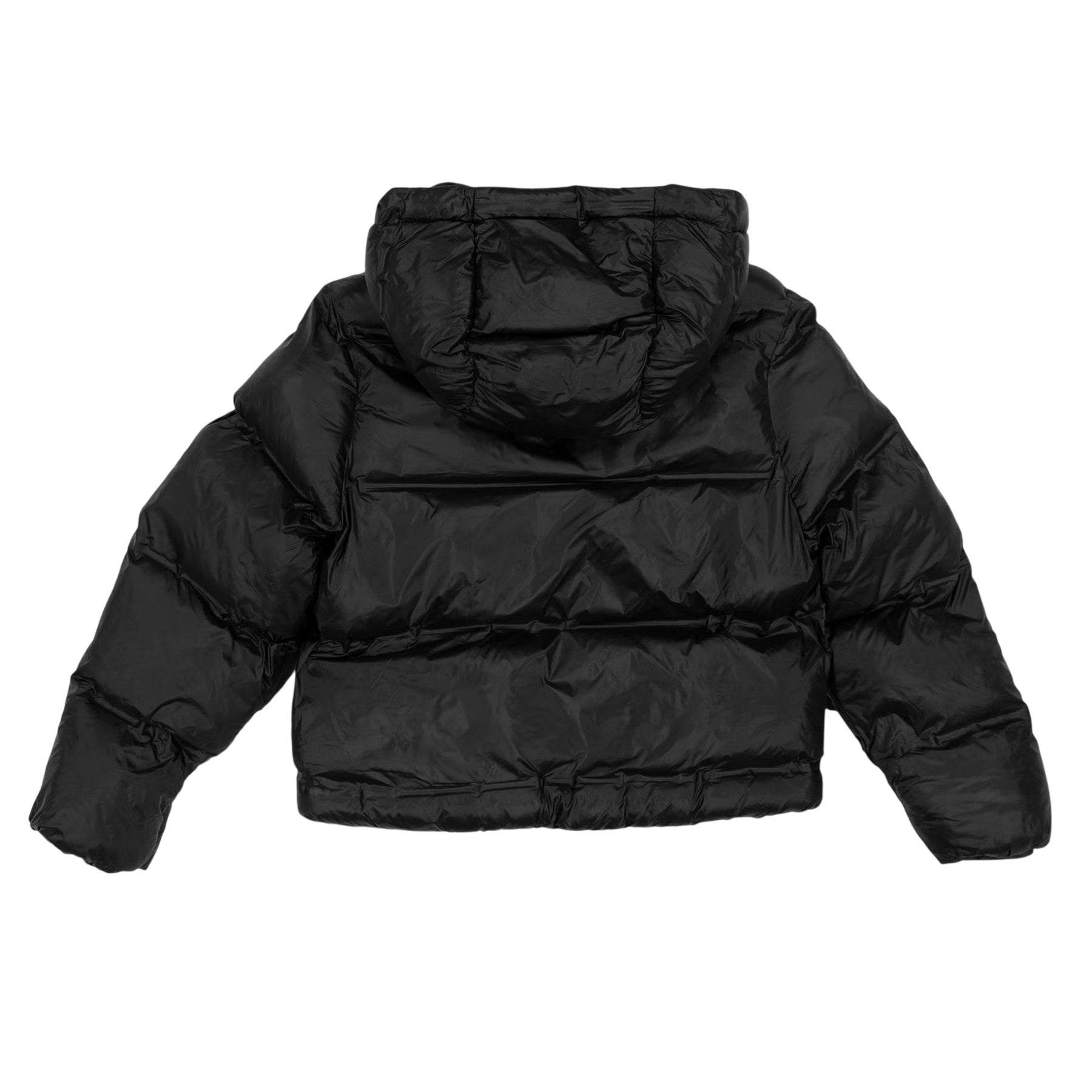 Jet Black - Back - Lyle & Scott Childrens-Kids Plain Puffer Jacket