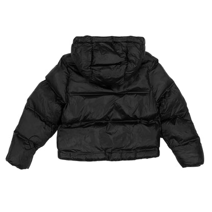 Jet Black - Back - Lyle & Scott Childrens-Kids Plain Puffer Jacket