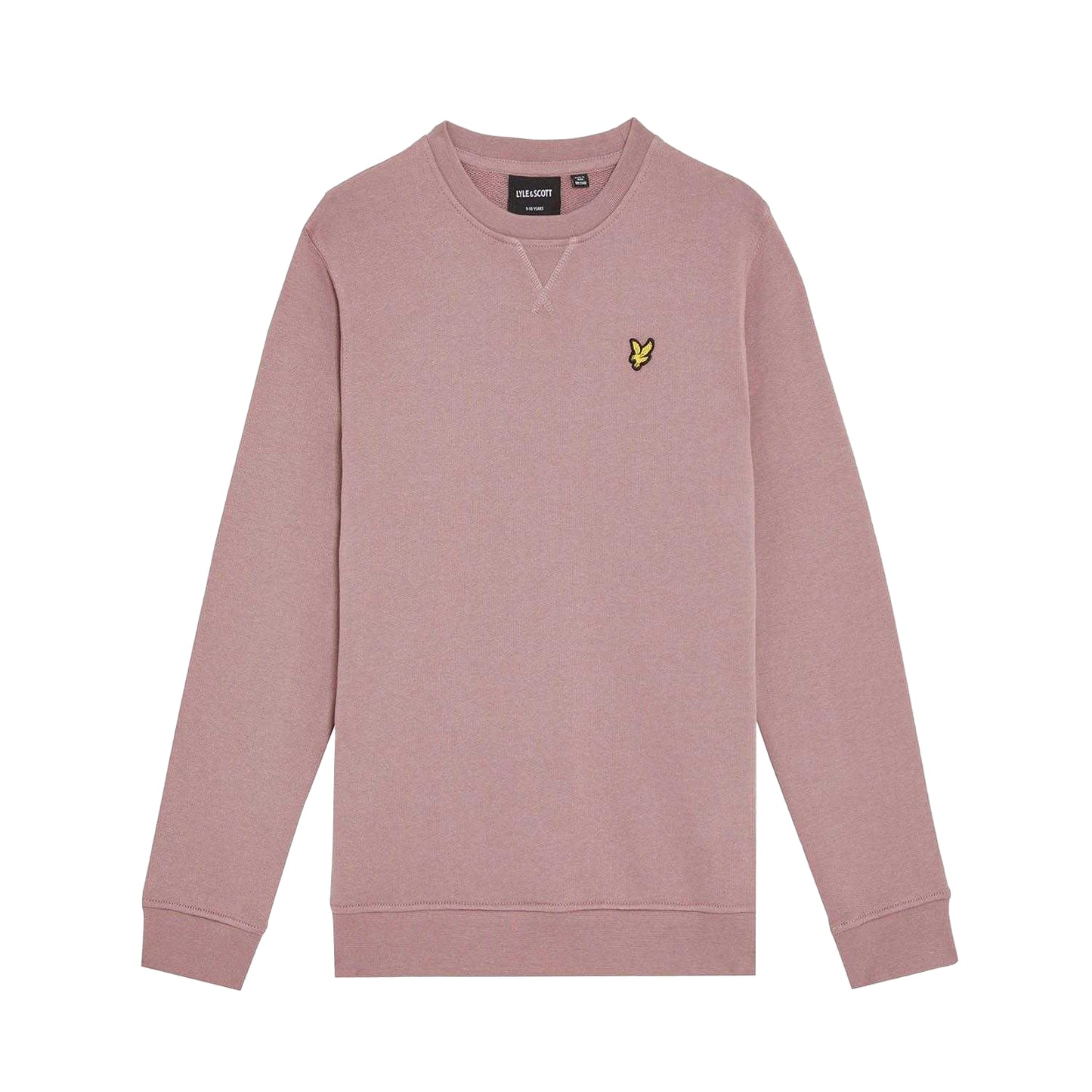Pink - Front - Lyle & Scott Childrens-Kids Crew Neck Sweatshirt