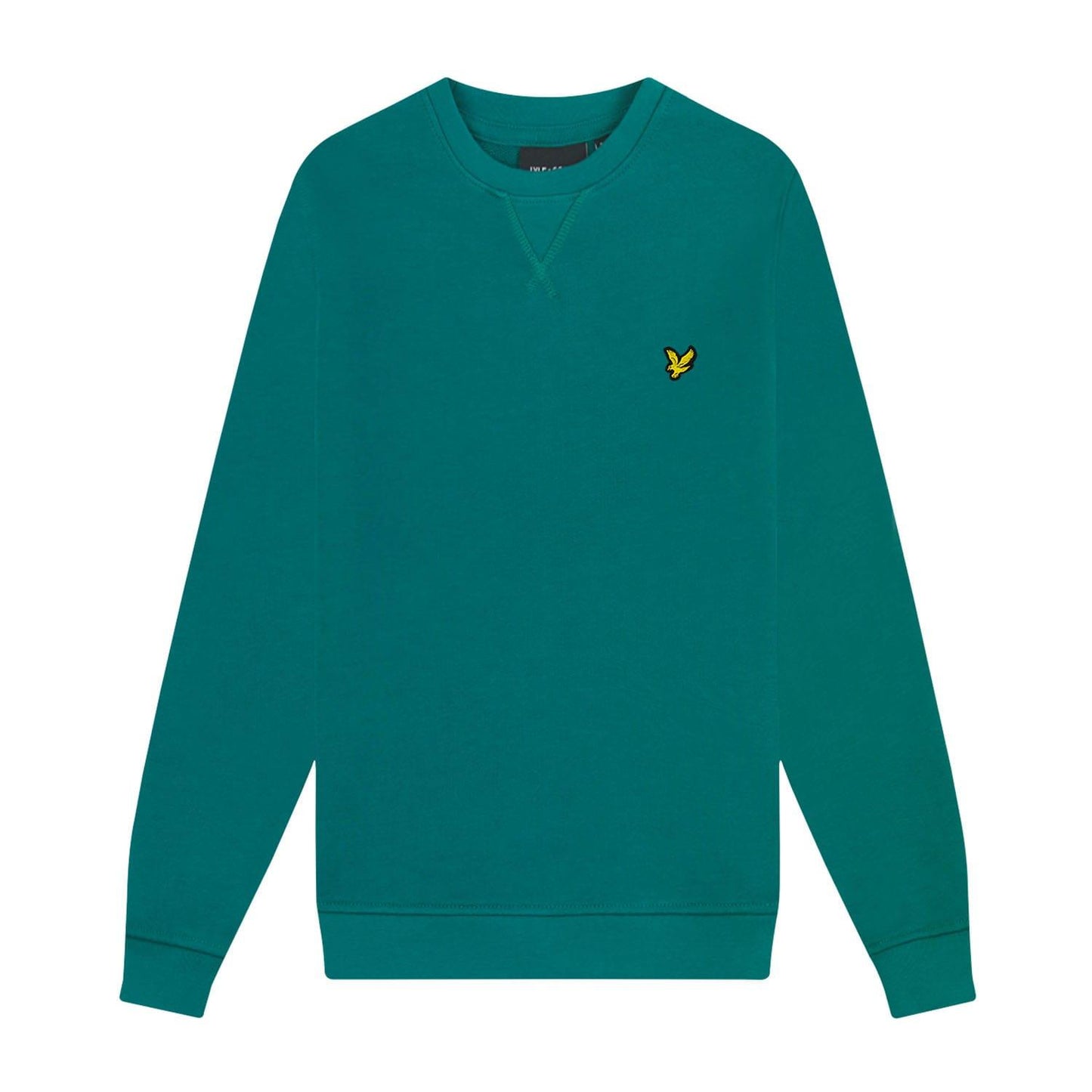 Dark Green - Front - Lyle & Scott Childrens-Kids Crew Neck Sweatshirt