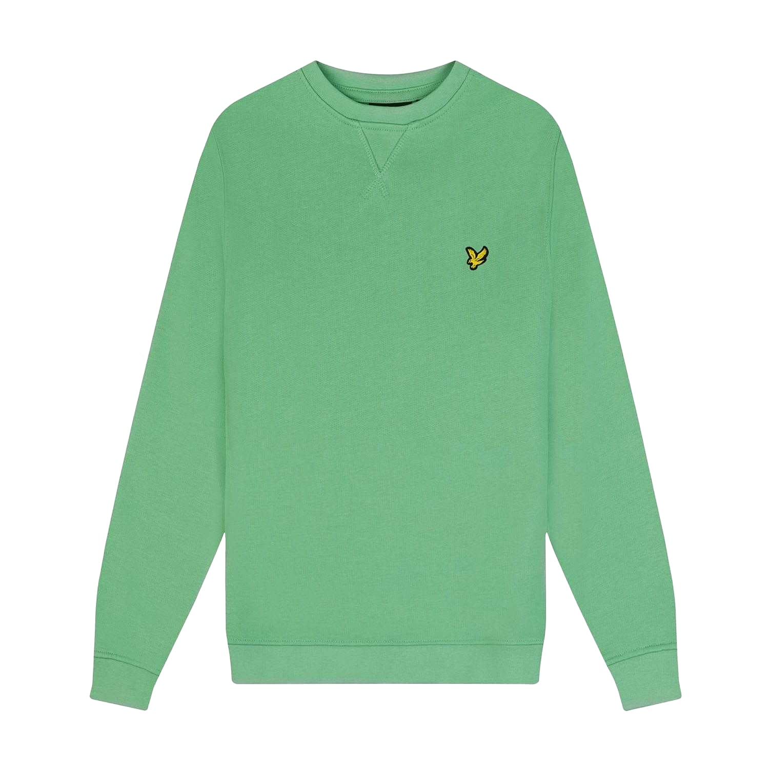 Green - Front - Lyle & Scott Childrens-Kids Crew Neck Sweatshirt
