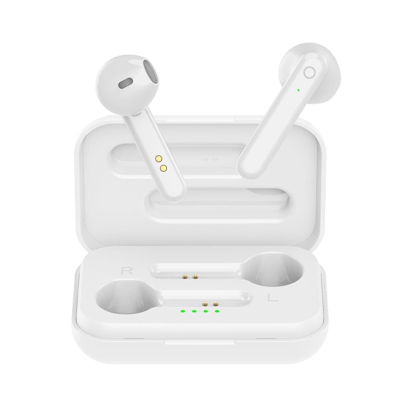 White - Front - Studio Pro Minimalist Wireless Earbuds