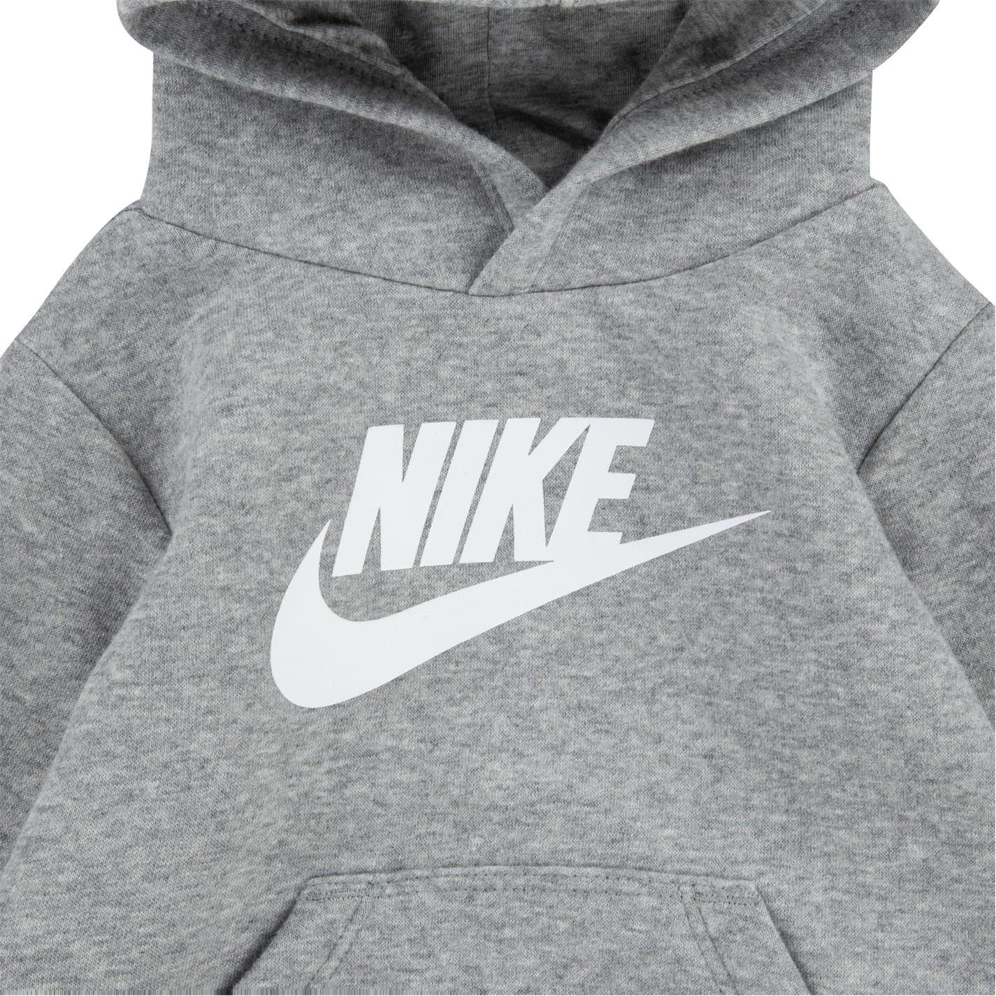 Grey - Lifestyle - Nike Baby Swoosh Fleece Tracksuit