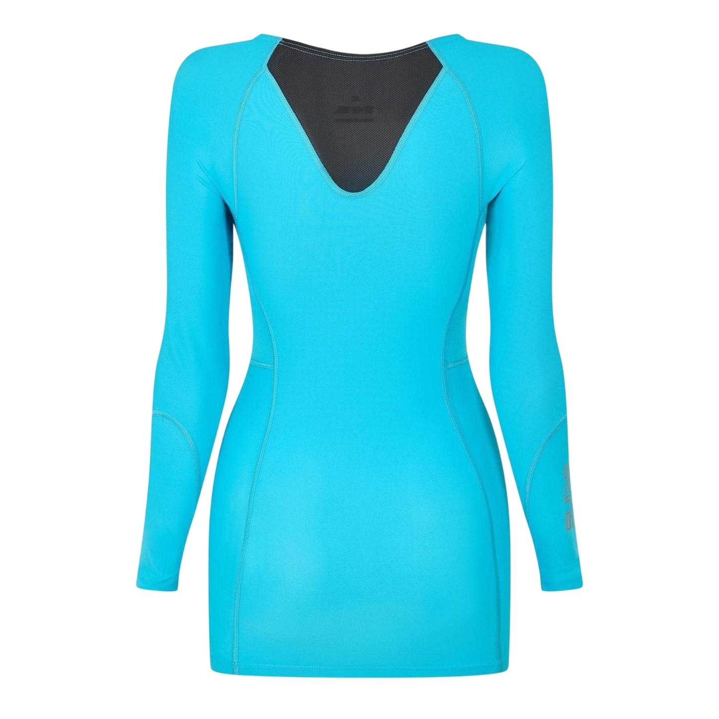 Blue - Back - Skins Womens-Ladies Series-3 Base Layer Top