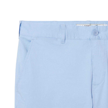 Blue - Side - Lacoste Mens Stretch Slim Trousers