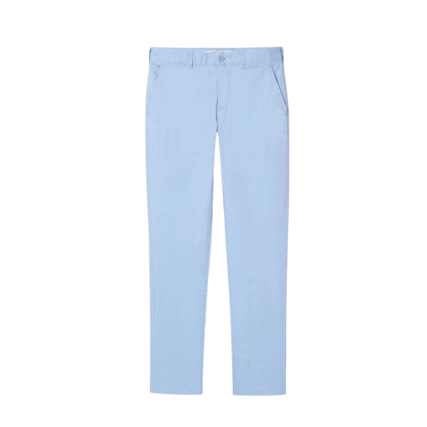 Blue - Front - Lacoste Mens Stretch Slim Trousers