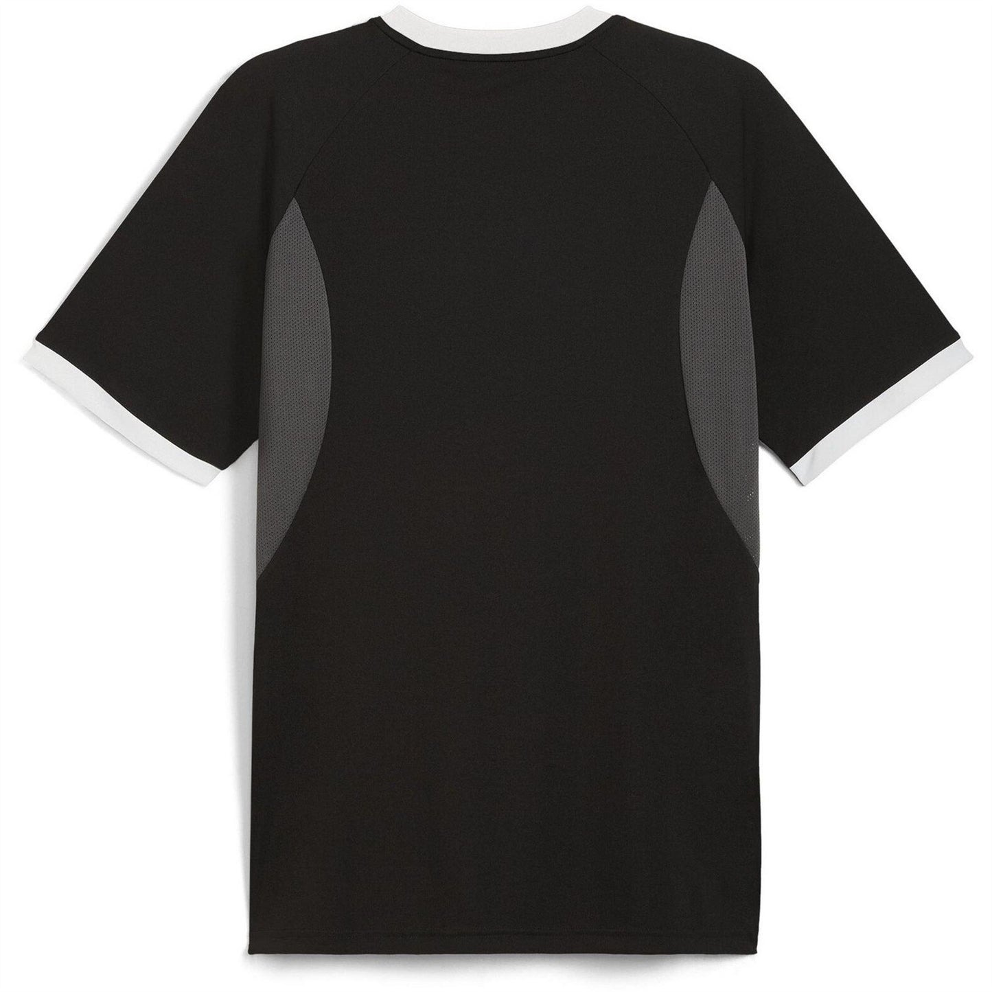 Black-White-Ash - Back - Puma Mens Individualliga Tailored T-Shirt