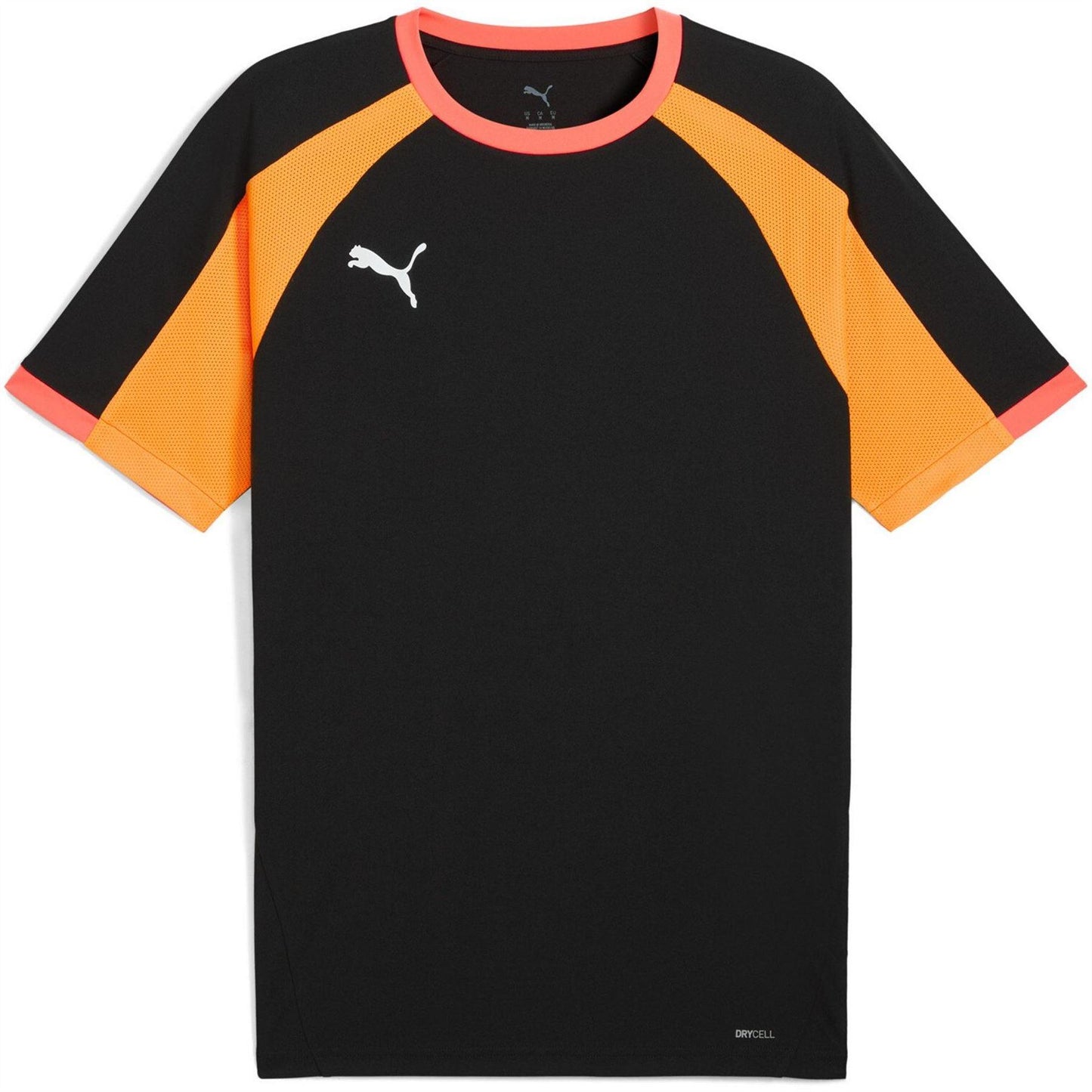 Black-Fire - Front - Puma Mens Individualliga Tailored T-Shirt