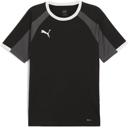 Black-White-Ash - Front - Puma Mens Individualliga Tailored T-Shirt