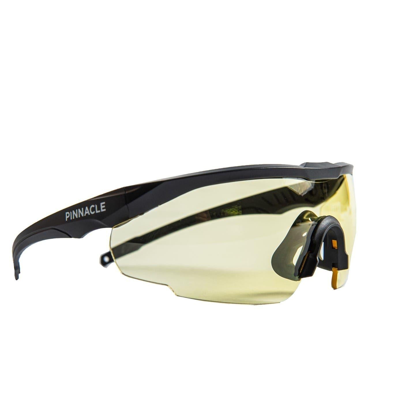 Black - Side - Pinnacle Low Light Cycling Glasses