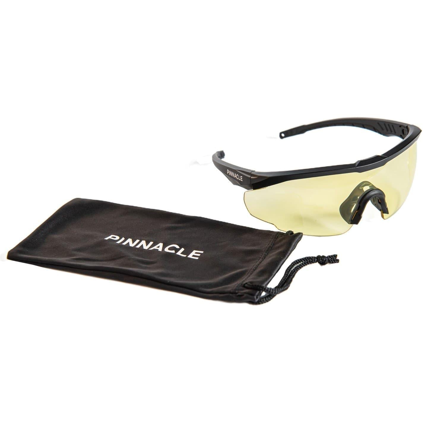 Black - Pack Shot - Pinnacle Low Light Cycling Glasses