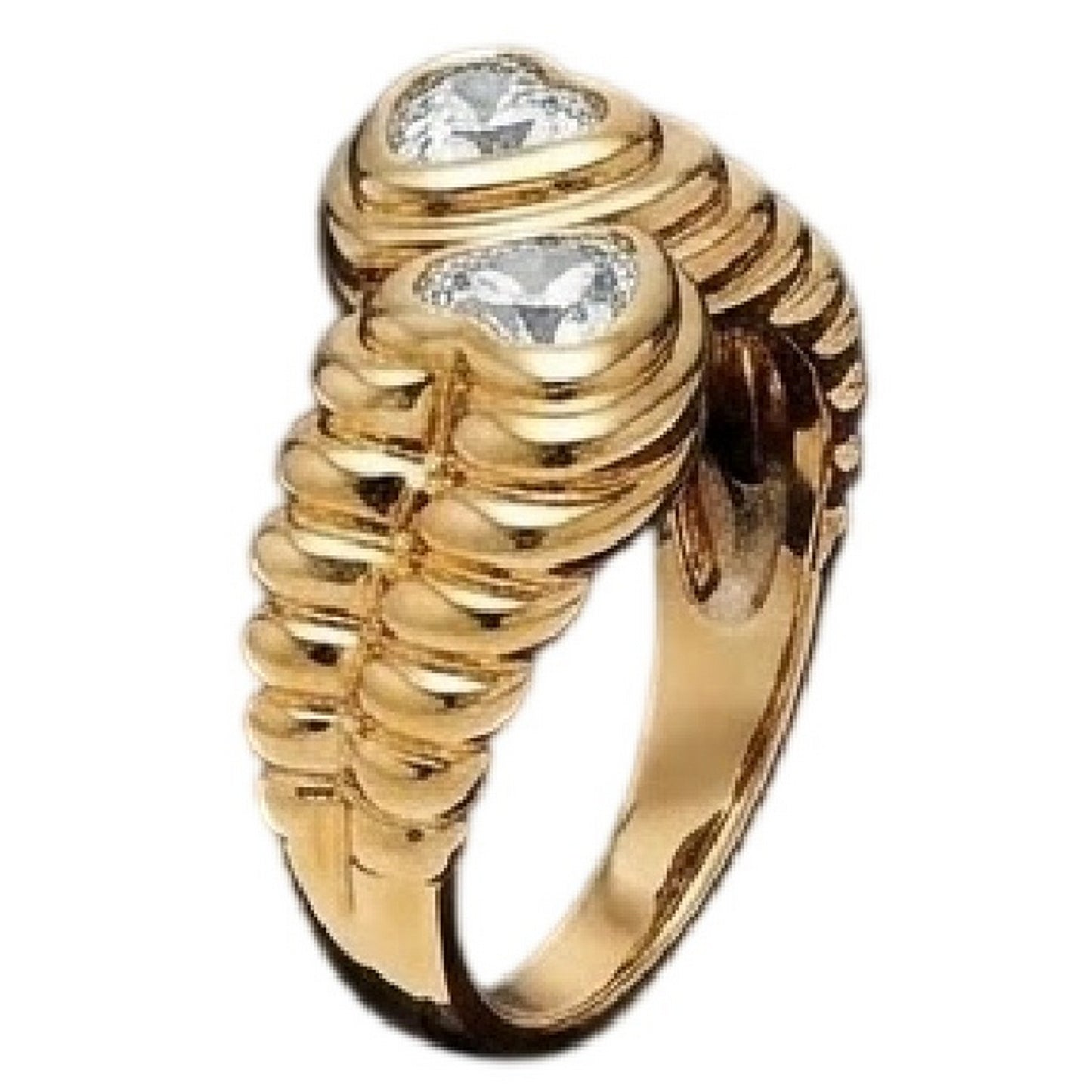 Yellow Gold - Side - Chiara Ferragni Gold Plated Ring