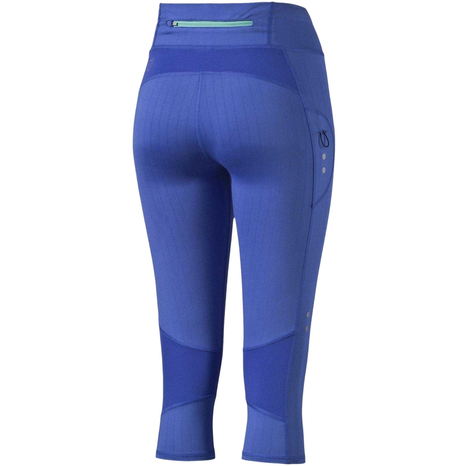 Blue - Back - Puma Womens-Ladies Performance Tight 3-4 Leggings