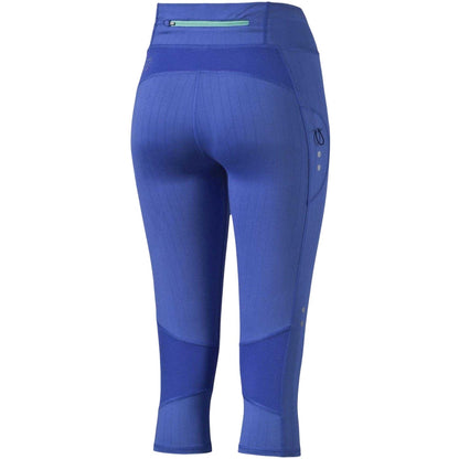 Blue - Back - Puma Womens-Ladies Performance Tight 3-4 Leggings