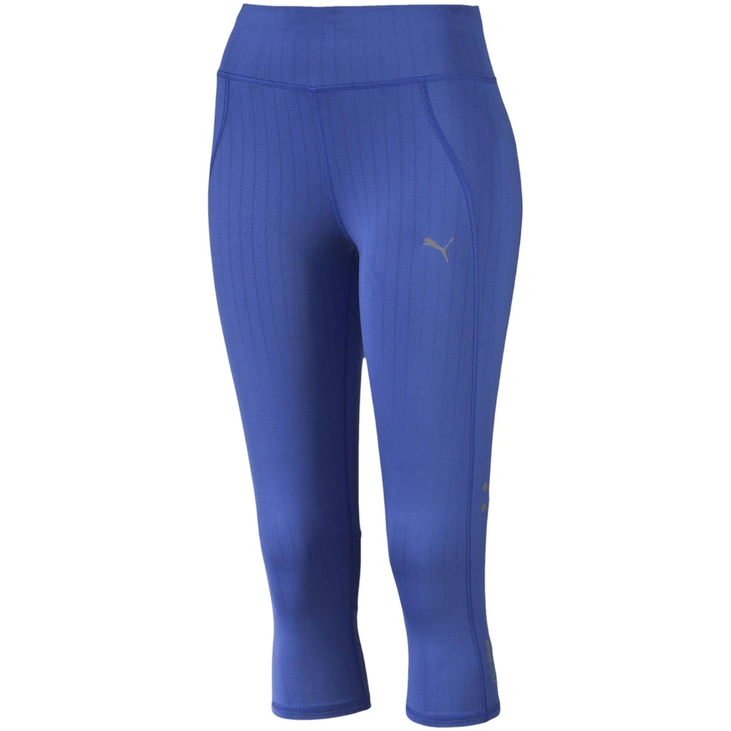 Blue - Front - Puma Womens-Ladies Performance Tight 3-4 Leggings