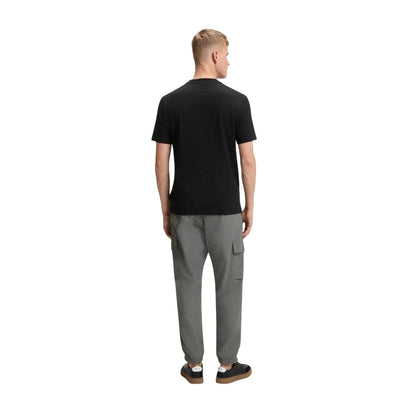 Black - Back - Boss Mens Doberman Cotton T-Shirt