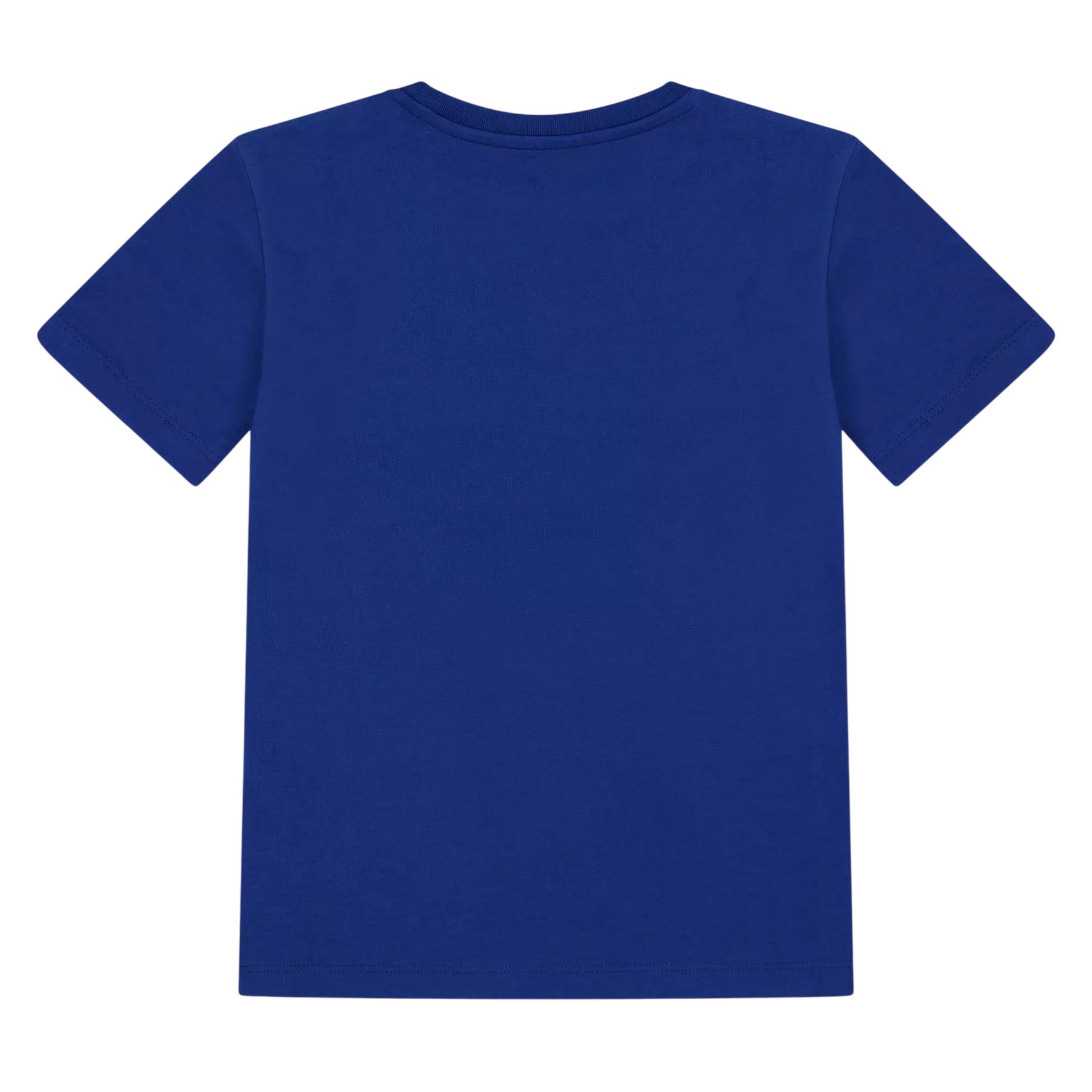Admiral Blue - Back - Calvin Klein Childrens-Kids Logo Cotton T-Shirt