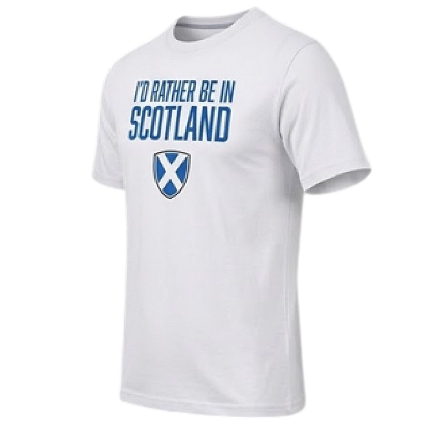 White - Back - AWD Mens Rather Be Scotland T-Shirt