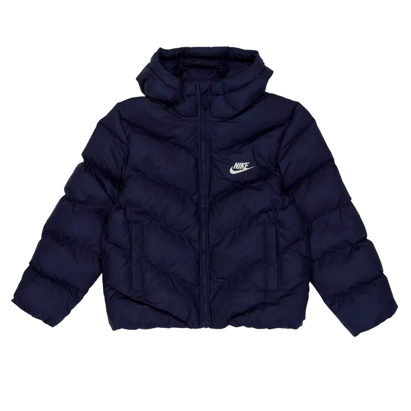 Navy - Front - Nike Childrens-Kids NSW Padded Jacket