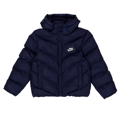Navy - Front - Nike Childrens-Kids NSW Padded Jacket