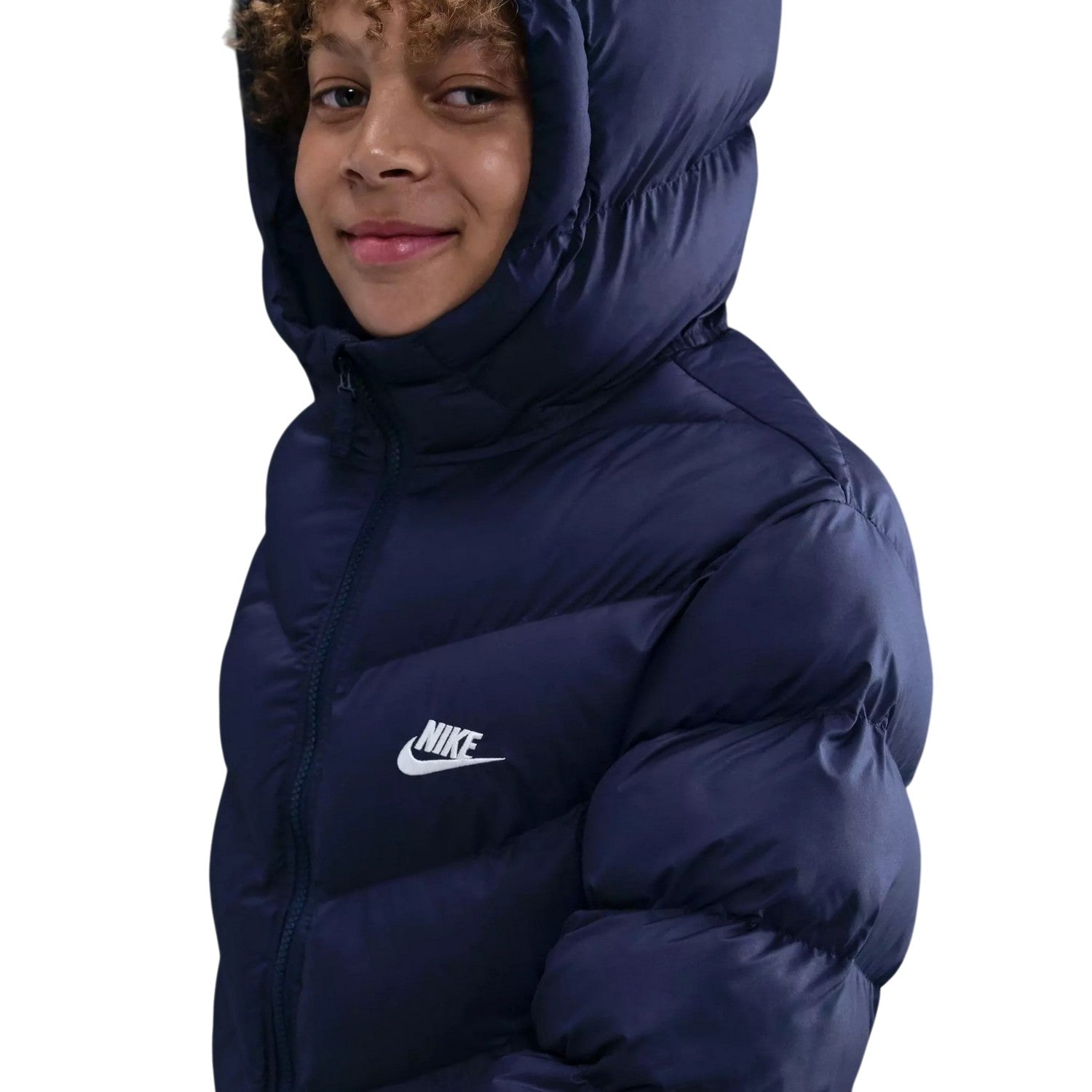 Navy - Lifestyle - Nike Childrens-Kids NSW Padded Jacket