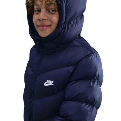 Navy - Lifestyle - Nike Childrens-Kids NSW Padded Jacket