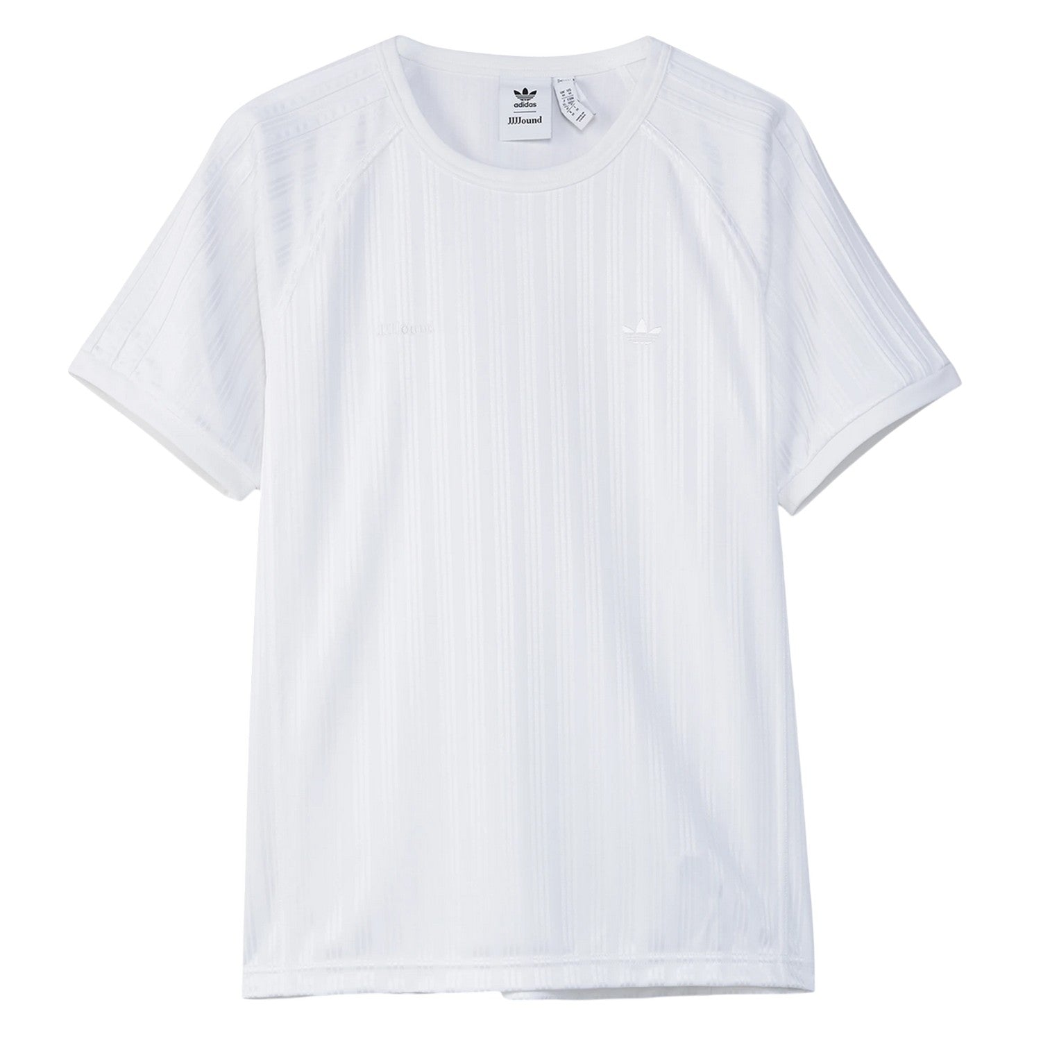White - Front - Adidas Mens JJJJound Tonal Football Jersey