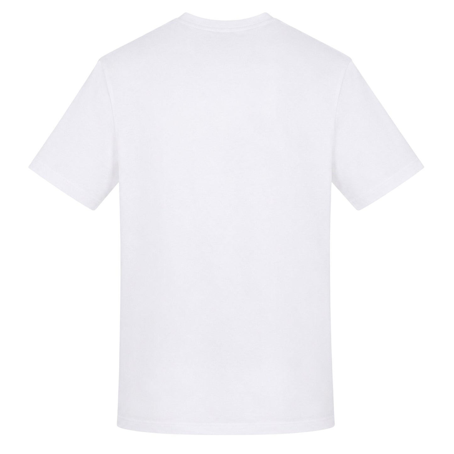 White - Back - AWD Unisex Adult Nae Buck Scotland T-Shirt