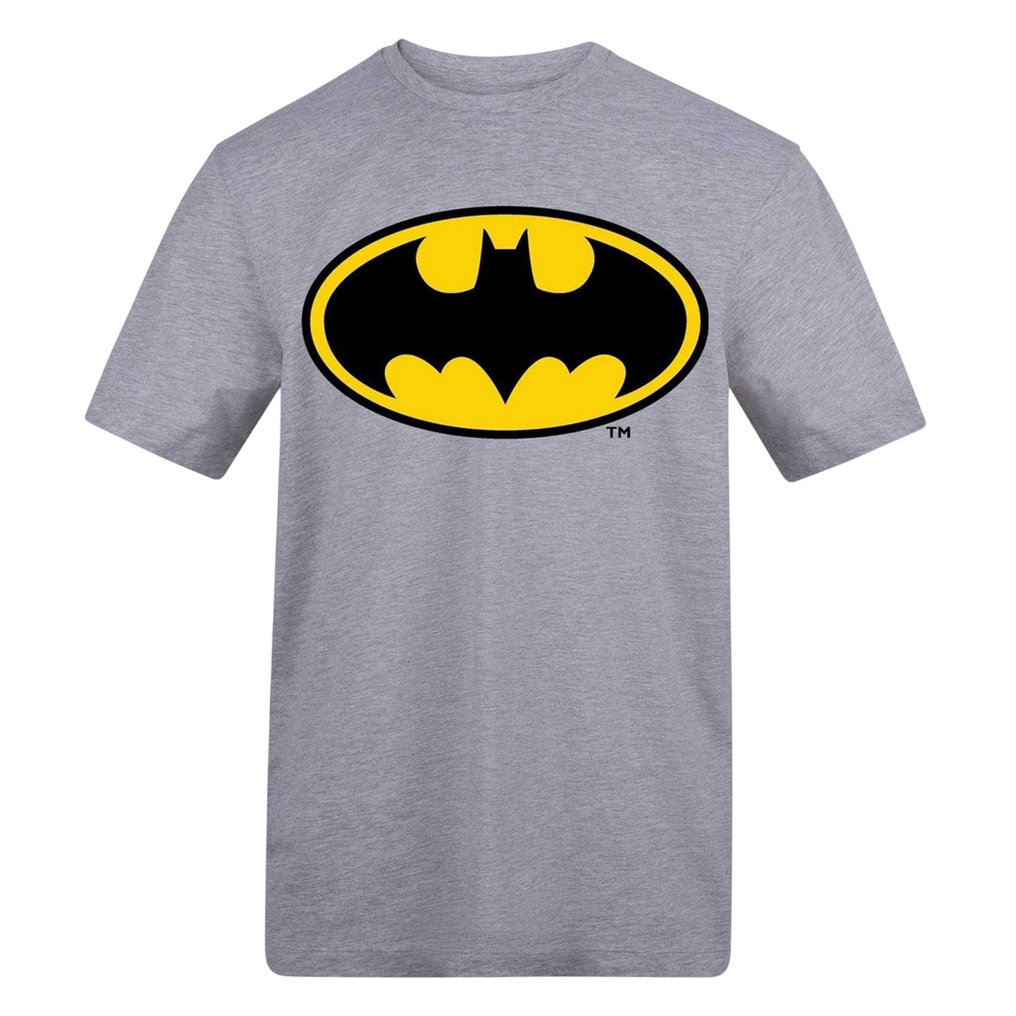 Grey - Front - Batman Unisex Adult Graphic Print T-Shirt