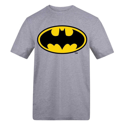 Grey - Front - Batman Unisex Adult Graphic Print T-Shirt
