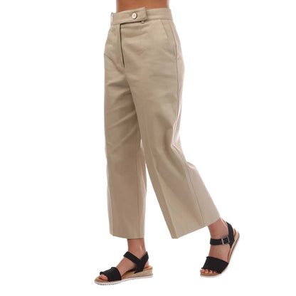 Beige - Side - Boss Womens-Ladies Tapima Trousers