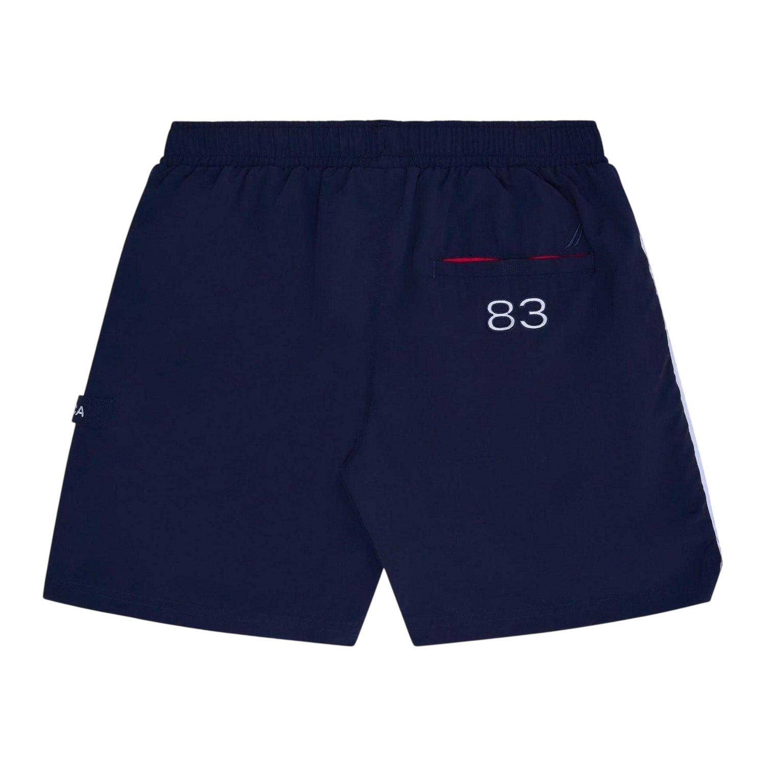 Dark Navy - Back - Nautica Mens Fenick Swim Shorts