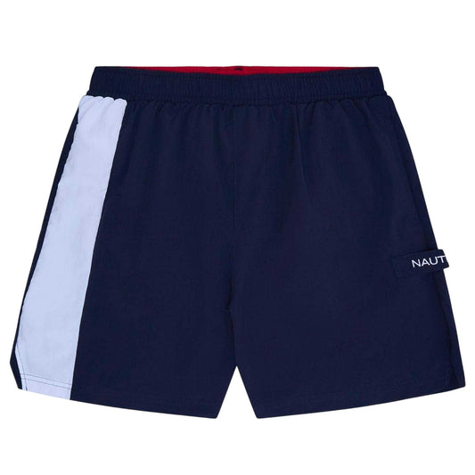 Dark Navy - Front - Nautica Mens Fenick Swim Shorts