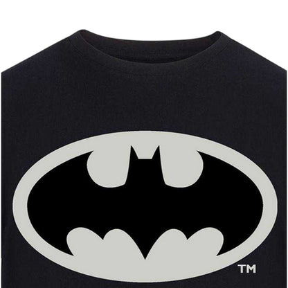 Black - Side - Batman Unisex Adult Logo T-Shirt