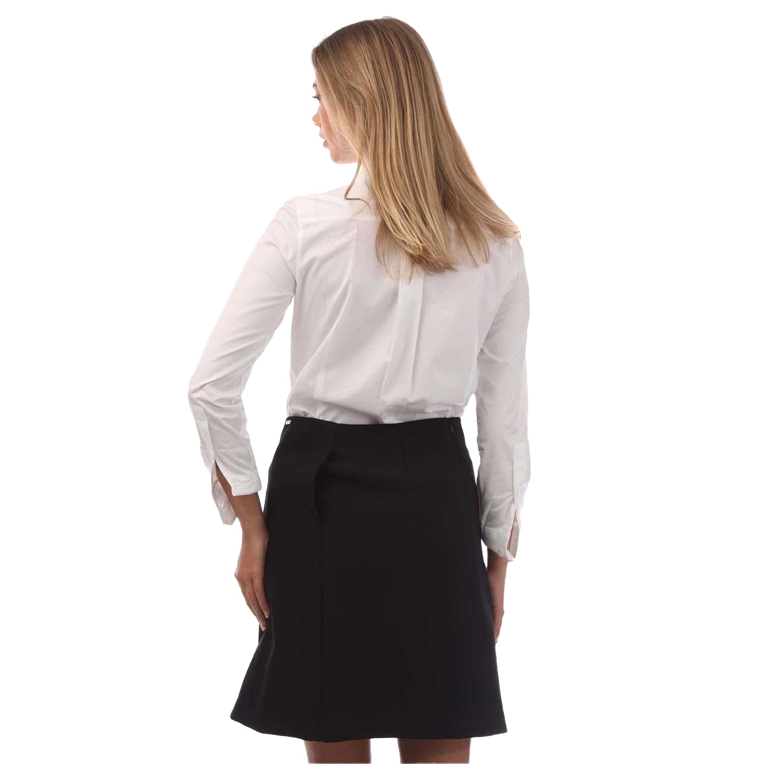 White - Back - Boss Womens-Ladies Bellevou Blouse
