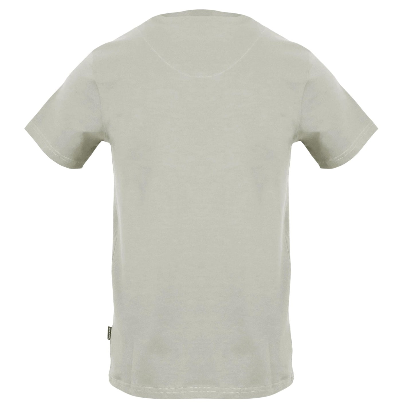 Grey - Back - Aquascutum Mens Printed T-Shirt